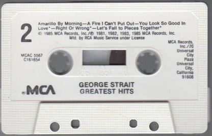 George Strait : Greatest Hits (Cass, Comp, Club)