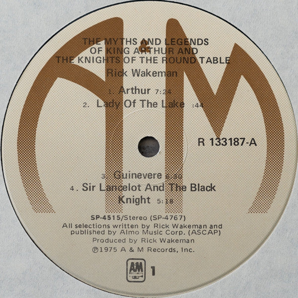 Rick Wakeman : The Myths And Legends Of King Arthur And The Knights Of The Round Table (LP, Album, Gat)
