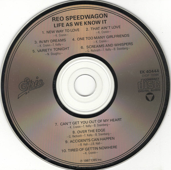 REO Speedwagon : Life As We Know It (CD, Album)