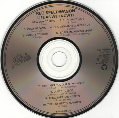 REO Speedwagon : Life As We Know It (CD, Album)