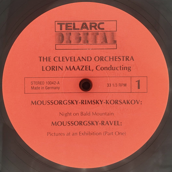 Lorin Maazel, The Cleveland Orchestra, Moussorgsky* : Pictures At An Exhibition / Night On Bald Mountain (LP, Album)