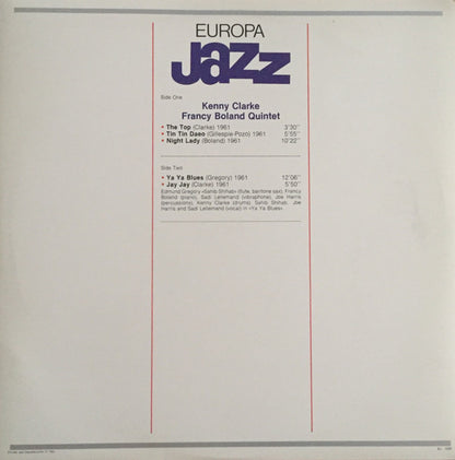 Kenny Clarke Francy Boland Quintet* : Europa Jazz (LP)