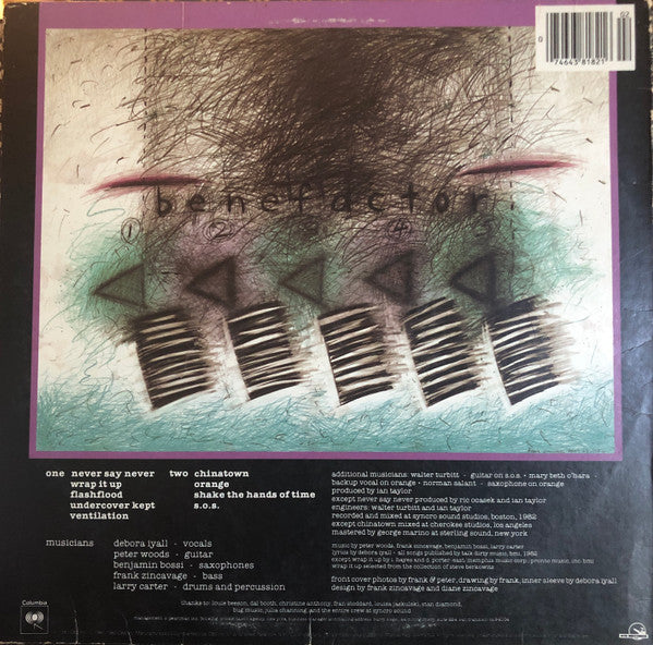 Romeo Void : Benefactor (LP, Album, RE, Pit)