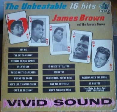 James Brown & The Famous Flames : The Unbeatable James Brown (LP, Album, Mono, RE)