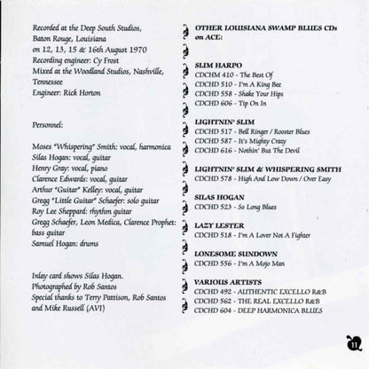 Various : Swamp Blues (CD, RE)