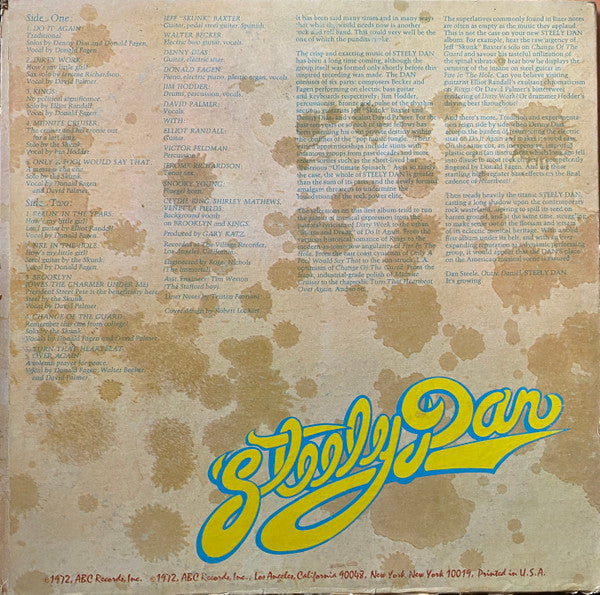 Steely Dan : Can't Buy A Thrill (LP, Album, Ter)