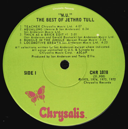 Jethro Tull : M.U.- The Best Of Jethro Tull (LP, Album, Comp, Win)