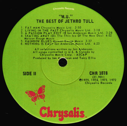 Jethro Tull : M.U.- The Best Of Jethro Tull (LP, Album, Comp, Win)