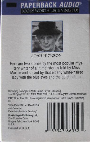 Agatha Christie, Joan Hickson : Death By Drowning (Cass)