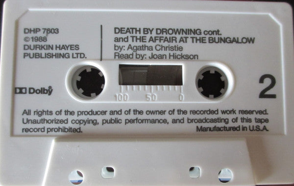 Agatha Christie, Joan Hickson : Death By Drowning (Cass)
