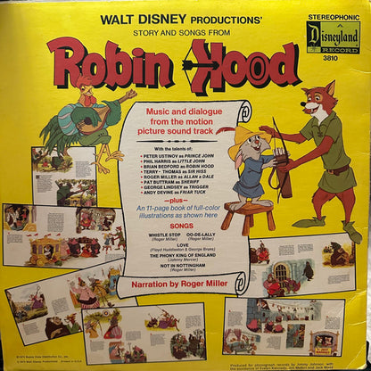 Roger Miller : Story And Songs From Robin Hood  (LP, Album, RP, Rai)