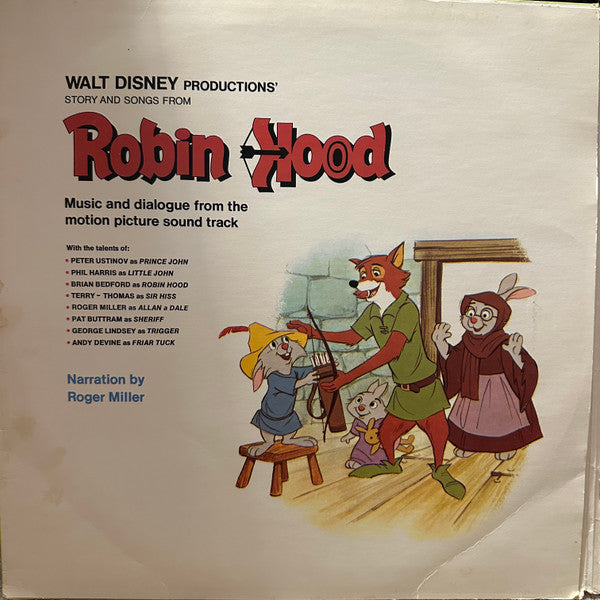 Roger Miller : Story And Songs From Robin Hood  (LP, Album, RP, Rai)