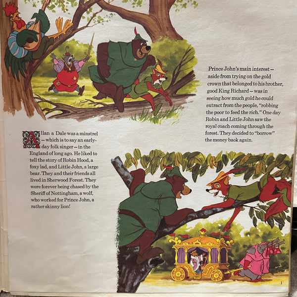 Roger Miller : Story And Songs From Robin Hood  (LP, Album, RP, Rai)