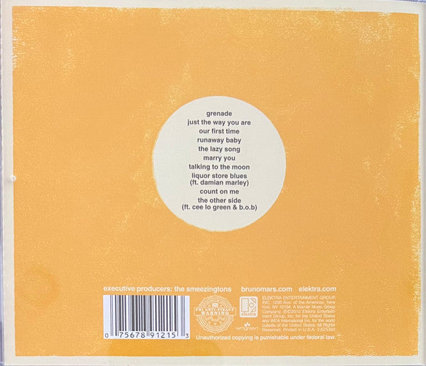 Bruno Mars : Doo-Wops & Hooligans (CD, Album)