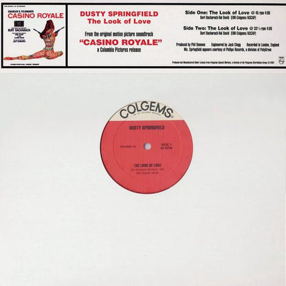 Dusty Springfield : The Look Of Love (12", Cla)