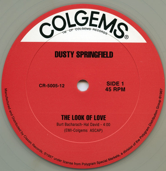 Dusty Springfield : The Look Of Love (12", Cla)