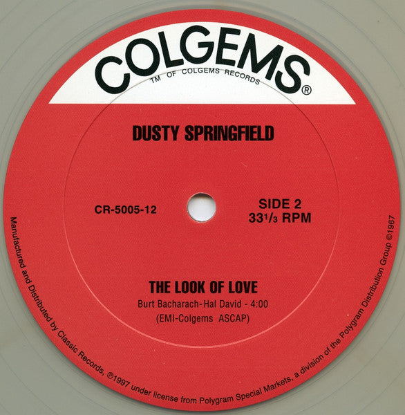 Dusty Springfield : The Look Of Love (12", Cla)