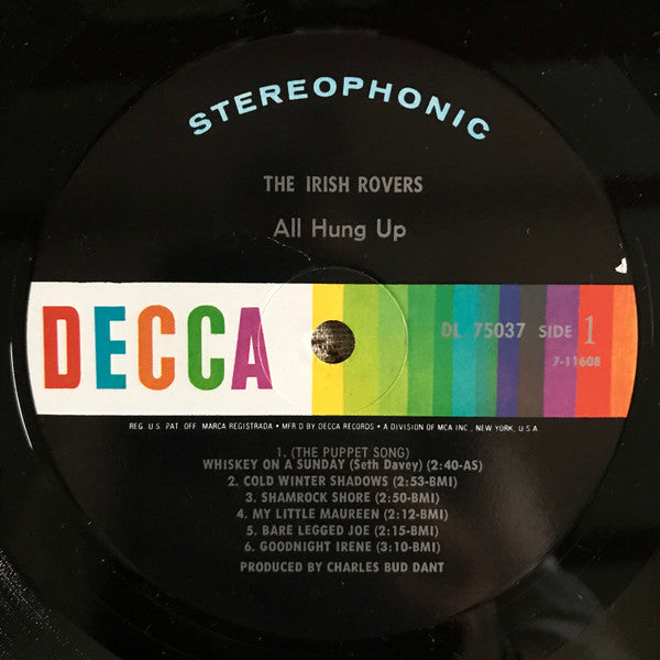 The Irish Rovers : All Hung Up (LP, Album)
