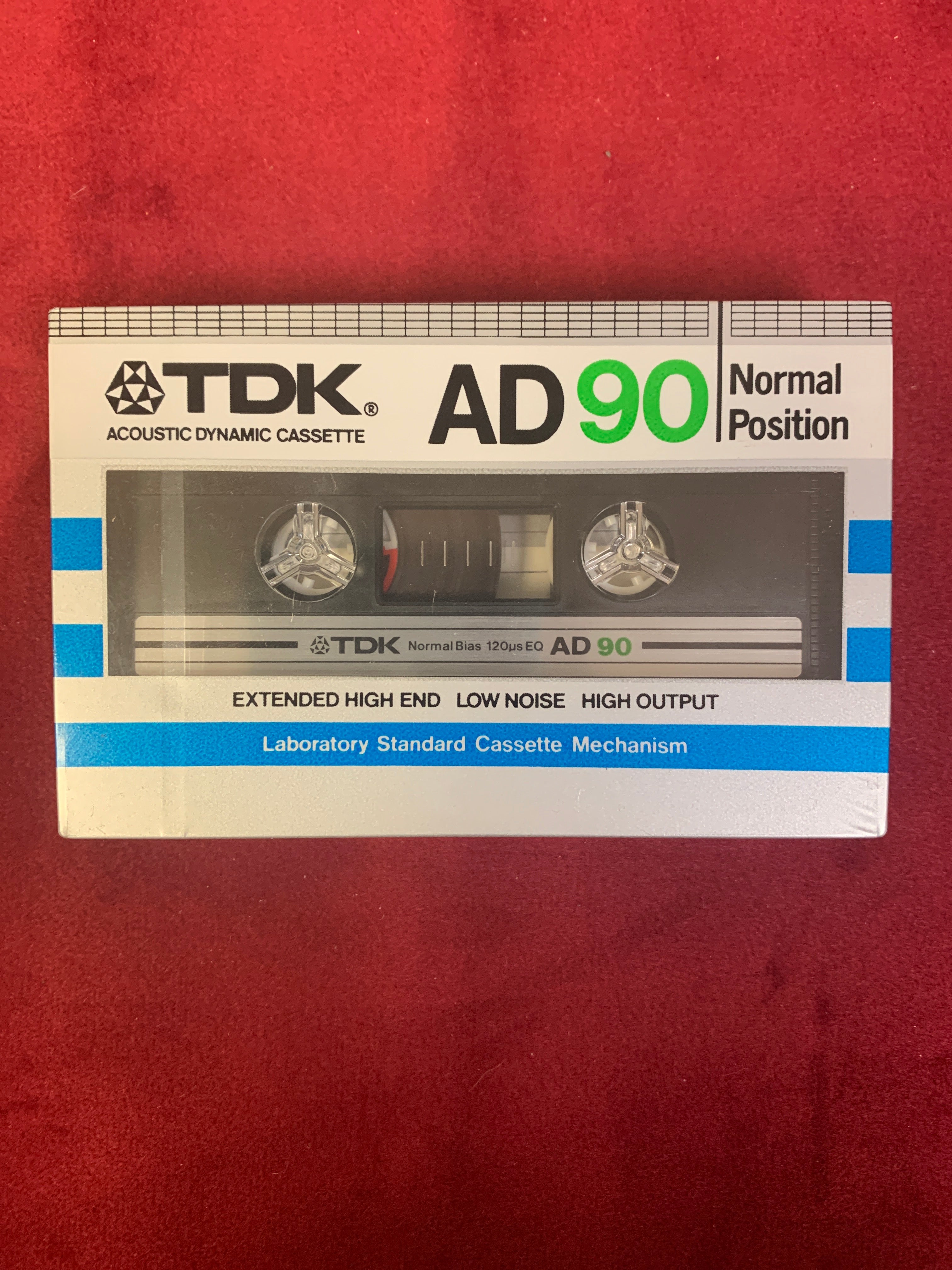 1982 TDK AD 90 Blank Cassette 90 mins SEALED NOS