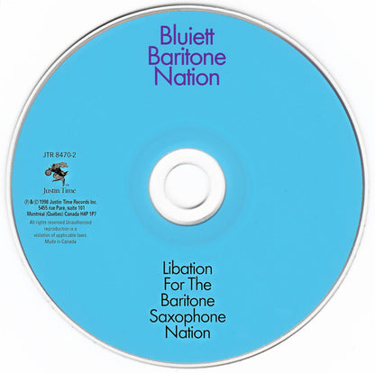 Bluiett Baritone Nation : Libation For The Baritone Saxophone Nation (CD, Album)