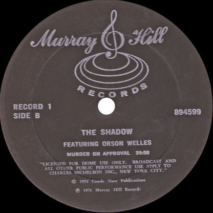 Orson Welles : The Shadow Featuring Orson Welles (3xLP, Comp + Box)