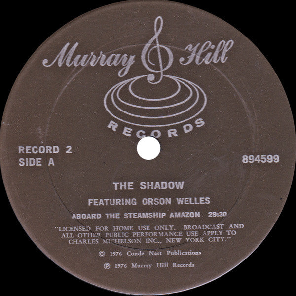 Orson Welles : The Shadow Featuring Orson Welles (3xLP, Comp + Box)