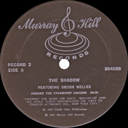 Orson Welles : The Shadow Featuring Orson Welles (3xLP, Comp + Box)