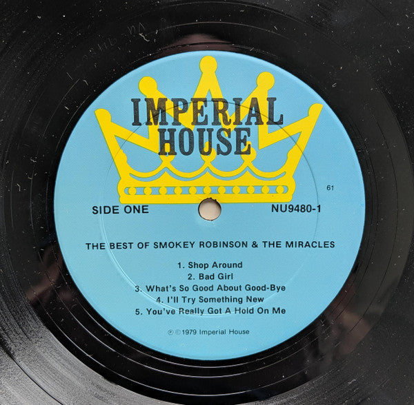 Smokey Robinson & The Miracles* : The Best Of Smokey Robinson & The Miracles (2xLP, Comp, 61)