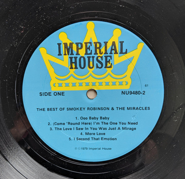 Smokey Robinson & The Miracles* : The Best Of Smokey Robinson & The Miracles (2xLP, Comp, 61)
