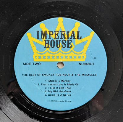 Smokey Robinson & The Miracles* : The Best Of Smokey Robinson & The Miracles (2xLP, Comp, 61)
