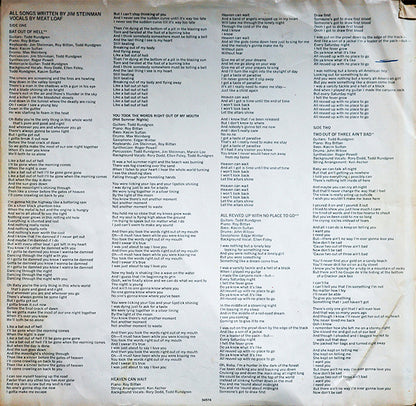 Meat Loaf : Bat Out Of Hell (LP, Album, RE, Pit)