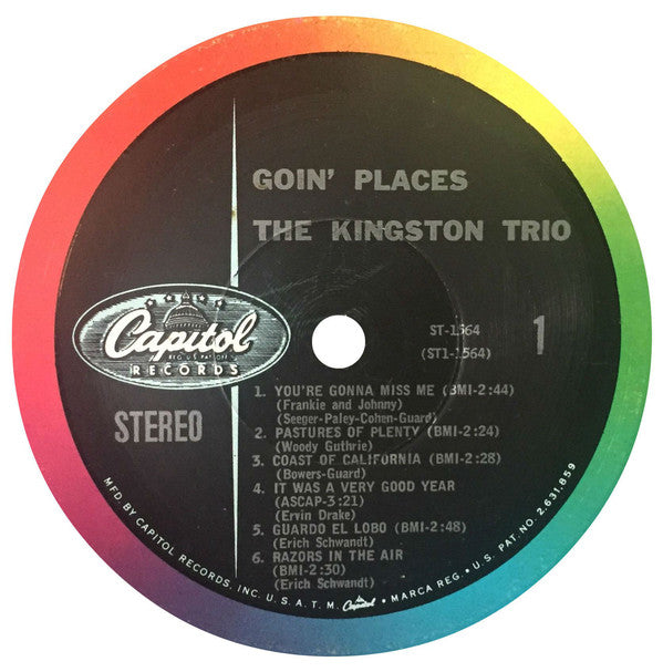 The Kingston Trio* : Goin' Places (LP, Album)