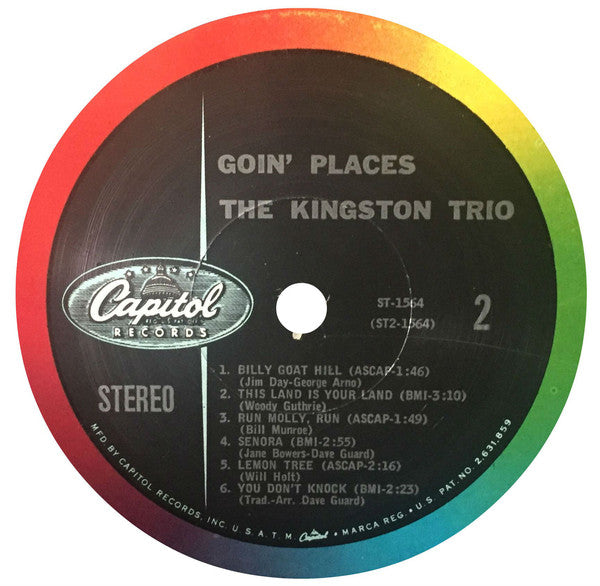 The Kingston Trio* : Goin' Places (LP, Album)