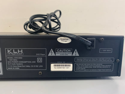 KLH DVD-8350 DVD/CD Player