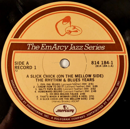 Dinah Washington : A Slick Chick (On The Mellow Side) - The Rhythm & Blues Years (2xLP, Comp)
