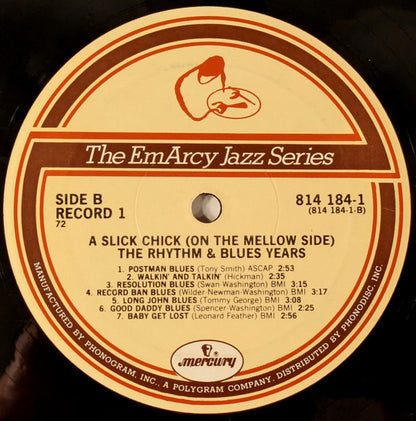 Dinah Washington : A Slick Chick (On The Mellow Side) - The Rhythm & Blues Years (2xLP, Comp)