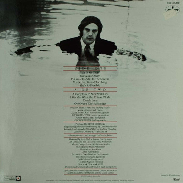Martin Briley : One Night With A Stranger (LP, Album, Hau)