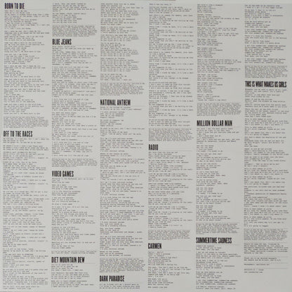 Lana Del Rey : Born To Die (LP, Album, RE, Opt)