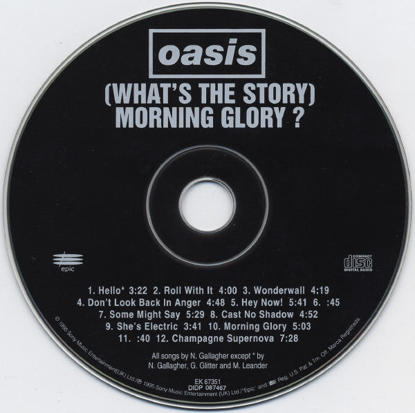 Oasis (2) : (What's The Story) Morning Glory ? (CD, Album, Pit)