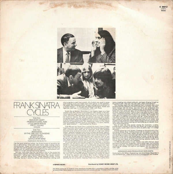 Frank Sinatra : Cycles (LP, RE)