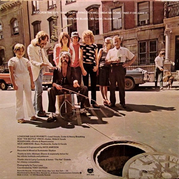 Foghat : Fool For The City (LP, Album, RE, Gol)