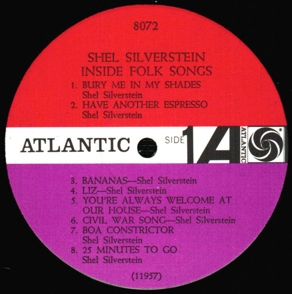 Shel Silverstein : Inside Folk Songs (LP, Album, Mono)