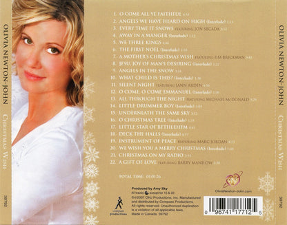 Olivia Newton-John : Christmas Wish (CD, Album)