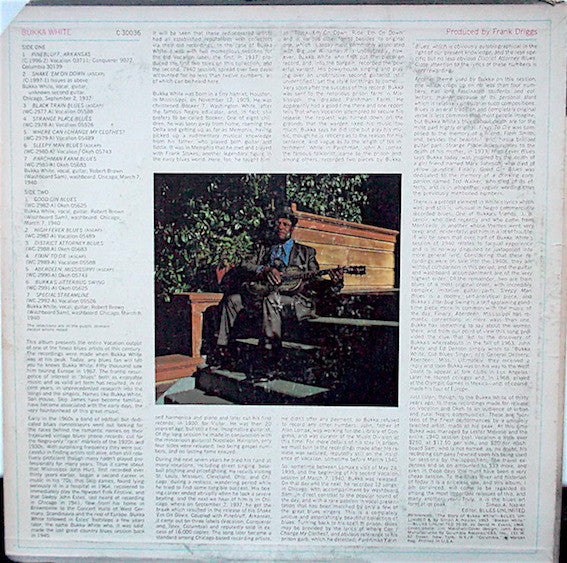 Bukka White : Parchman Farm (LP, Comp, Mono)