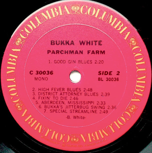 Bukka White : Parchman Farm (LP, Comp, Mono)