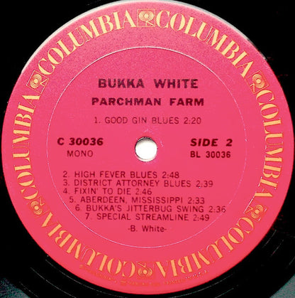 Bukka White : Parchman Farm (LP, Comp, Mono)