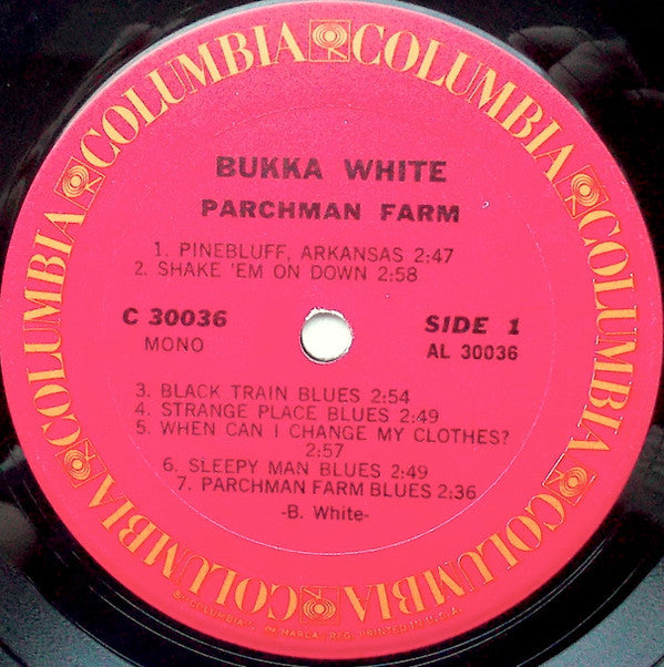 Bukka White : Parchman Farm (LP, Comp, Mono)