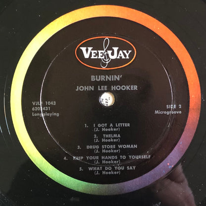 John Lee Hooker : Burnin' (LP, Album, Mono)