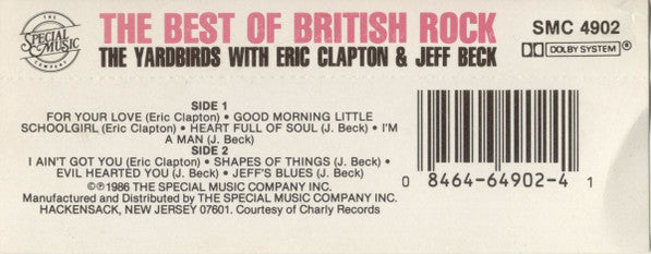 The Yardbirds : The Best Of British Rock (Cass, Comp)