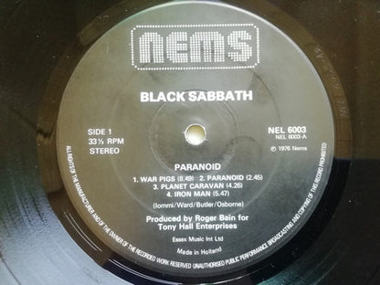Black Sabbath : Paranoid  (LP, Album, RE, Gat)